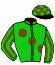 casaque portée par Eyquem Jb. jockey du cheval de course MADRASSA (AR), information pmu ZETURF