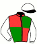 casaque portée par Pouchin A. jockey du cheval de course JOEY UP, information pmu ZETURF