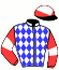 casaque portée par Trullier T. jockey du cheval de course LIGHTED GLORY, information pmu ZETURF