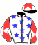 casaque portée par Mendizabal I. jockey du cheval de course SEA OF ROSES, information pmu ZETURF