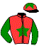 casaque portée par Lecoeuvre C. jockey du cheval de course NOSHOWONFRIDAY, information pmu ZETURF