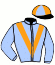 casaque portée par Veron F. jockey du cheval de course CHOISEUL, information pmu ZETURF