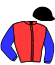 casaque portée par Demuro C. jockey du cheval de course ARISTOCRAZY, information pmu ZETURF