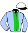 casaque portée par Mendizabal I. jockey du cheval de course MISS CANTIK, information pmu ZETURF