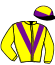 casaque portée par Sias Gio. jockey du cheval de course NEW WHIPPER, information pmu ZETURF
