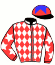 casaque portée par Demuro C. jockey du cheval de course FALWUKAIR LAUJAC, information pmu ZETURF