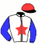 casaque portée par Trullier T. jockey du cheval de course ITMAN, information pmu ZETURF casaque portée par Trullier T. jockey du cheval de course ITMAN, information pmu ZETURF