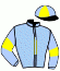 casaque portée par Marie Benj. jockey du cheval de course ZHUYRIK, information pmu ZETURF casaque portée par Marie Benj. jockey du cheval de course ZHUYRIK, information pmu ZETURF