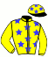 casaque portée par Piccone T. jockey du cheval de course MISTER PRESIDENT, information pmu ZETURF casaque portée par Piccone T. jockey du cheval de course MISTER PRESIDENT, information pmu ZETURF