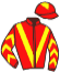 casaque portée par Velon Mlle M. jockey du cheval de course PRINCESS OF AGATE, information pmu ZETURF casaque portée par Velon Mlle M. jockey du cheval de course PRINCESS OF AGATE, information pmu ZETURF