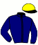 casaque portée par Barzalona M. jockey du cheval de course MR DIAFOIRUS, information pmu ZETURF