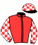 casaque portée par Trullier T. jockey du cheval de course QUEEN OF KAHRAMAN, information pmu ZETURF