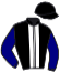 casaque portée par Lebouc Hug. jockey du cheval de course MAGESTIC MOON, information pmu ZETURF