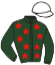 casaque portée par Crastus A. jockey du cheval de course WINGTIP, information pmu ZETURF