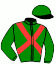 casaque portée par Mosse G. jockey du cheval de course SHANNKIYR, information pmu ZETURF