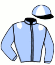 casaque portée par Mendizabal I. jockey du cheval de course SCHIKERIA, information pmu ZETURF
