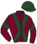 casaque portée par Pouchin A. jockey du cheval de course BEAU PRINCE, information pmu ZETURF