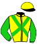 casaque portée par Mangione R. jockey du cheval de course DAY OFF, information pmu ZETURF casaque portée par Mangione R. jockey du cheval de course DAY OFF, information pmu ZETURF