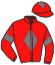 casaque portée par Demuro C. jockey du cheval de course IKEN, information pmu ZETURF