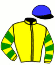 casaque portée par Nobili M. jockey du cheval de course MISTER POWER, information pmu ZETURF casaque portée par Nobili M. jockey du cheval de course MISTER POWER, information pmu ZETURF