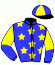casaque portée par Nicoleau J. jockey du cheval de course PROLETARIUS, information pmu ZETURF casaque portée par Nicoleau J. jockey du cheval de course PROLETARIUS, information pmu ZETURF