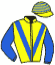 casaque portée par Barzalona M. jockey du cheval de course LA DO RE, information pmu ZETURF