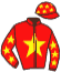 casaque portée par Moutard Jer. jockey du cheval de course SOGNO MIO, information pmu ZETURF