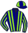 casaque portée par Velon Mlle M. jockey du cheval de course REINE DES COEURS, information pmu ZETURF