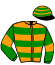 casaque portée par Roth Le Vaillant G. jockey du cheval de course TEMPLE GATE, information pmu ZETURF