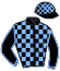 casaque portée par Velon Mlle M. jockey du cheval de course BENIMARU, information pmu ZETURF casaque portée par Velon Mlle M. jockey du cheval de course BENIMARU, information pmu ZETURF