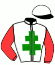 casaque portée par Callier Mlle M. jockey du cheval de course COCKTAIL LUDOIS (FR), information pmu ZETURF