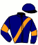 casaque portée par Bekaert D. jockey du cheval de course IOGO LOULOU (FR), information pmu ZETURF