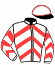 casaque portée par Lamaziere L. jockey du cheval de course JITANE VALLEE, information pmu ZETURF
