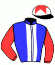 casaque portée par Meury G. jockey du cheval de course PERFECT LIFE, information pmu ZETURF