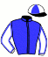 casaque portée par Berujat R. jockey du cheval de course JADIS, information pmu ZETURF