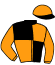 casaque portée par Rouer B. jockey du cheval de course JE SUIS SPECIAL, information pmu ZETURF