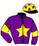 casaque portée par Verriere L. jockey du cheval de course EL PARDO, information pmu ZETURF