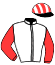 casaque portée par Giraud A. P. jockey du cheval de course KECOU DE VILLABON, information pmu ZETURF