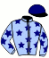 casaque portée par Briand Thé. jockey du cheval de course HOUSTON JUSTICE, information pmu ZETURF