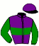 casaque portée par Lamy A. jockey du cheval de course FILOU DU RIB (FR), information pmu ZETURF