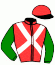 casaque portée par Lefebvre Mr C. jockey du cheval de course HABIBI LINN (FR), information pmu ZETURF