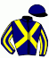 casaque portée par Lecomte D. jockey du cheval de course WHITE WOOD (FR), information pmu ZETURF