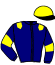 casaque portée par Bails Mlle L. jockey du cheval de course NORTH AND SOUTH (FR), information pmu ZETURF