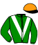 casaque portée par Foucher J. jockey du cheval de course WING DANCER (FR), information pmu ZETURF