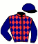 casaque portée par Foulon M. jockey du cheval de course SIMPLY SILCA, information pmu ZETURF