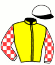 casaque portée par Guinhut F. jockey du cheval de course KELYO DU SOLNAN, information pmu ZETURF casaque portée par Guinhut F. jockey du cheval de course KELYO DU SOLNAN, information pmu ZETURF