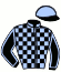 casaque portée par Dulong D. jockey du cheval de course KEENNESS, information pmu ZETURF casaque portée par Dulong D. jockey du cheval de course KEENNESS, information pmu ZETURF