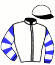 casaque portée par Raffin E. jockey du cheval de course JADORE GIRL, information pmu ZETURF casaque portée par Raffin E. jockey du cheval de course JADORE GIRL, information pmu ZETURF
