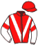 casaque portée par Duchene Med. jockey du cheval de course KELLESTAR DU LIVET, information pmu ZETURF