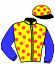 casaque portée par Meunier E. jockey du cheval de course ZVOLKOV, information pmu ZETURF casaque portée par Meunier E. jockey du cheval de course ZVOLKOV, information pmu ZETURF